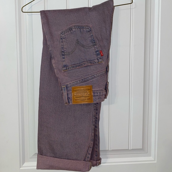 COPY - Vintage Purple Levi’s Ribcage Jeans - Picture 2 of 2